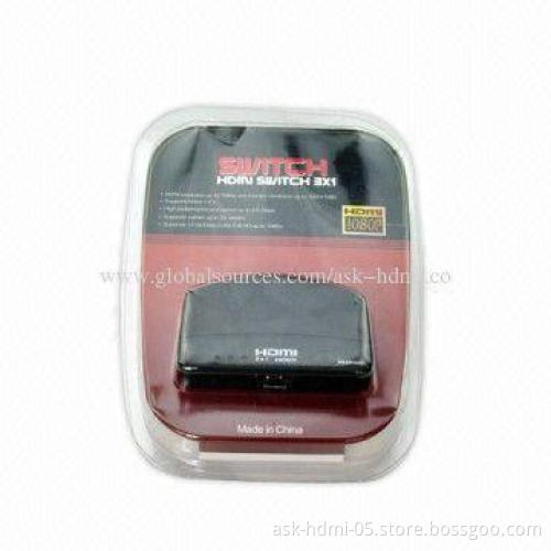 HDMI Switch, 3x1, with Remote Control